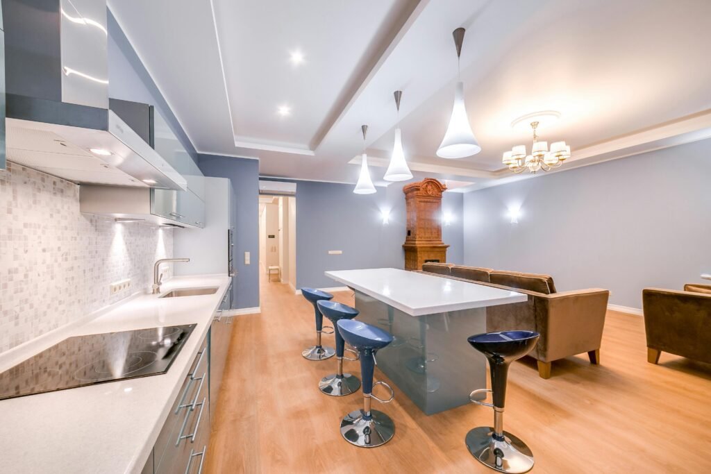 High Kitchen Ceiling in Modern Homes