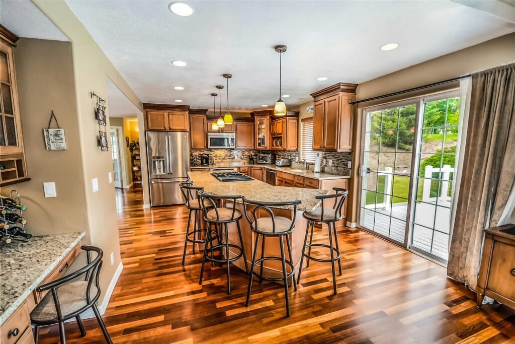 high kitchen ceiling