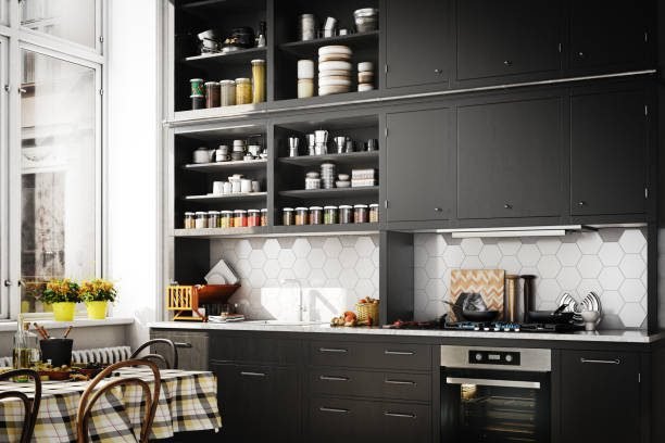 Best Layouts for Black Kitchen Cabinets