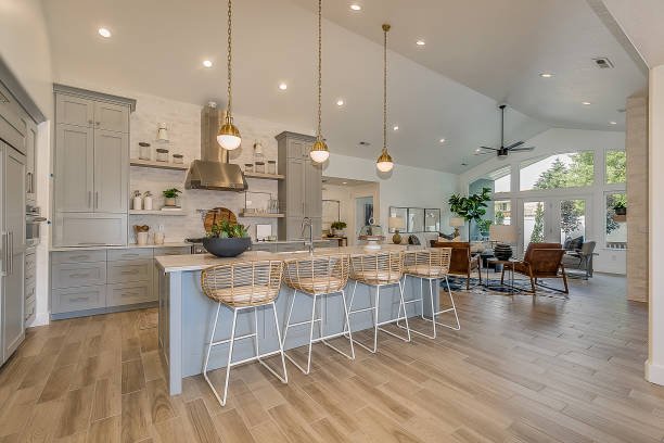 modern kitchen island