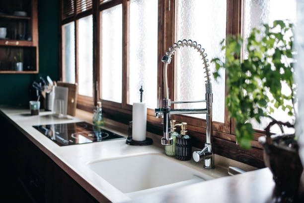 modern kitchen sink