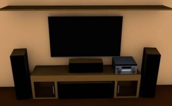 Corner TV Console