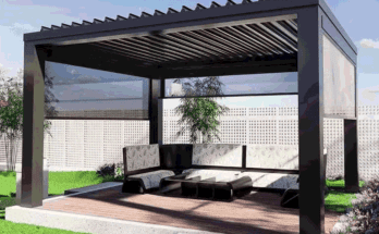 Aluminum Pergola Electric Louvers